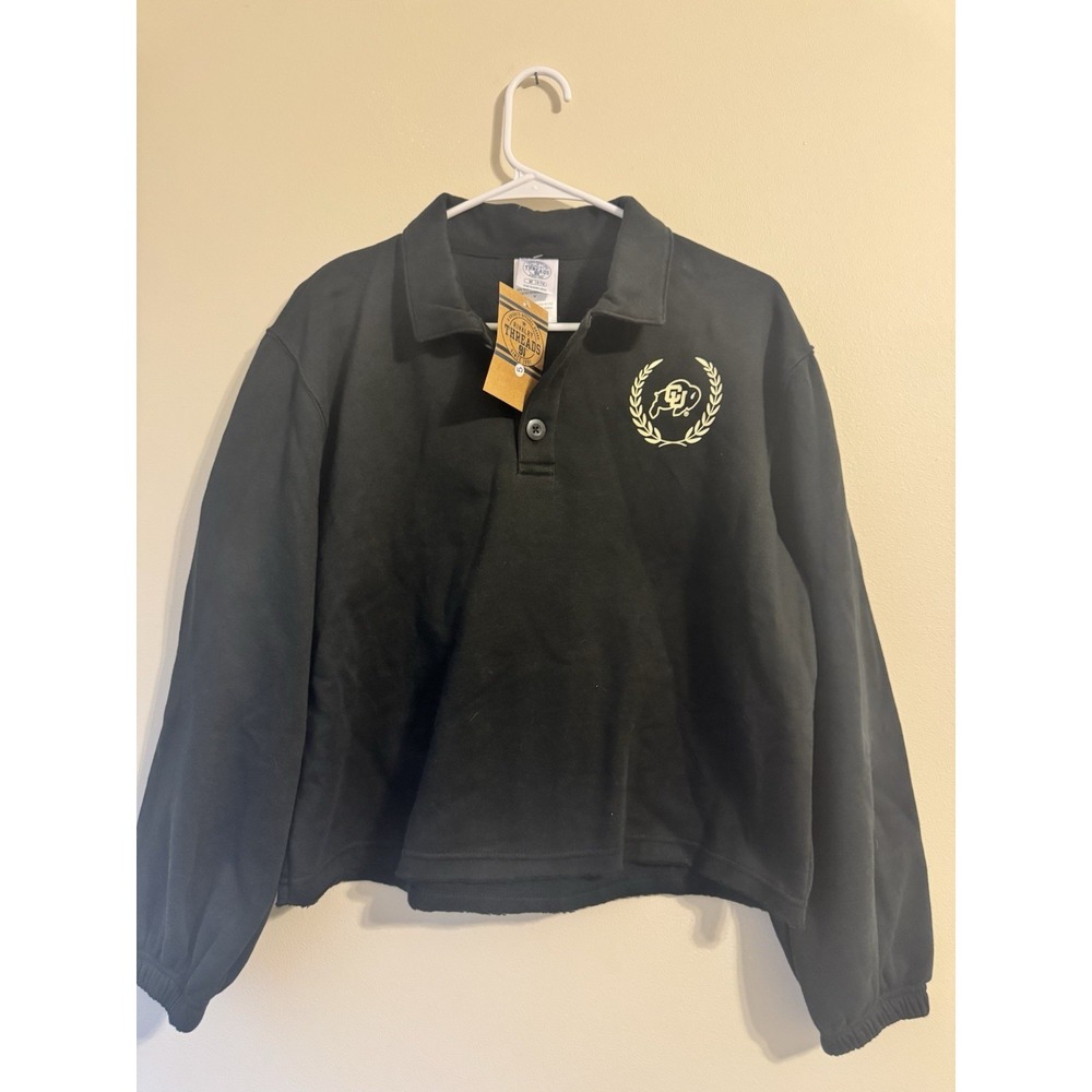 Rivalry Threads 91 Colorado Buffaloes Long Sleeve Button Pullover Sz M New